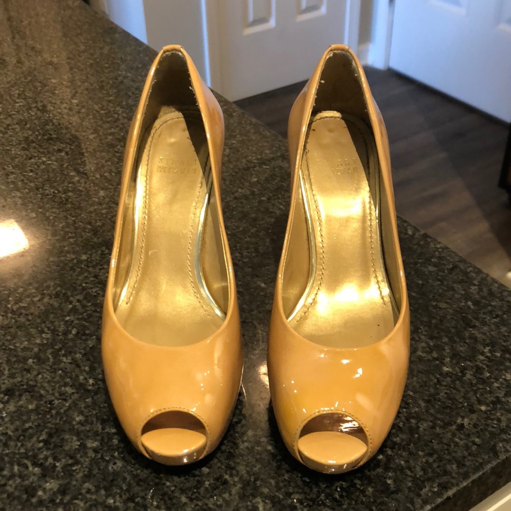 Stuart Weitzman Sierra Adobe Nude heels size 7 1/2